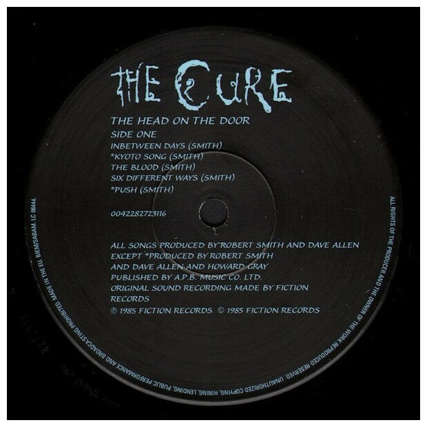 The Cure The Cure - The Head On The Door (180 Gr) UMC/Polydor UK - фото №3