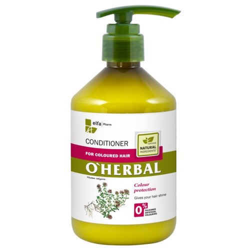Бальзам-кондиционер для окрашенных волос O HERBAL с экстрактом чабреца 75 мл