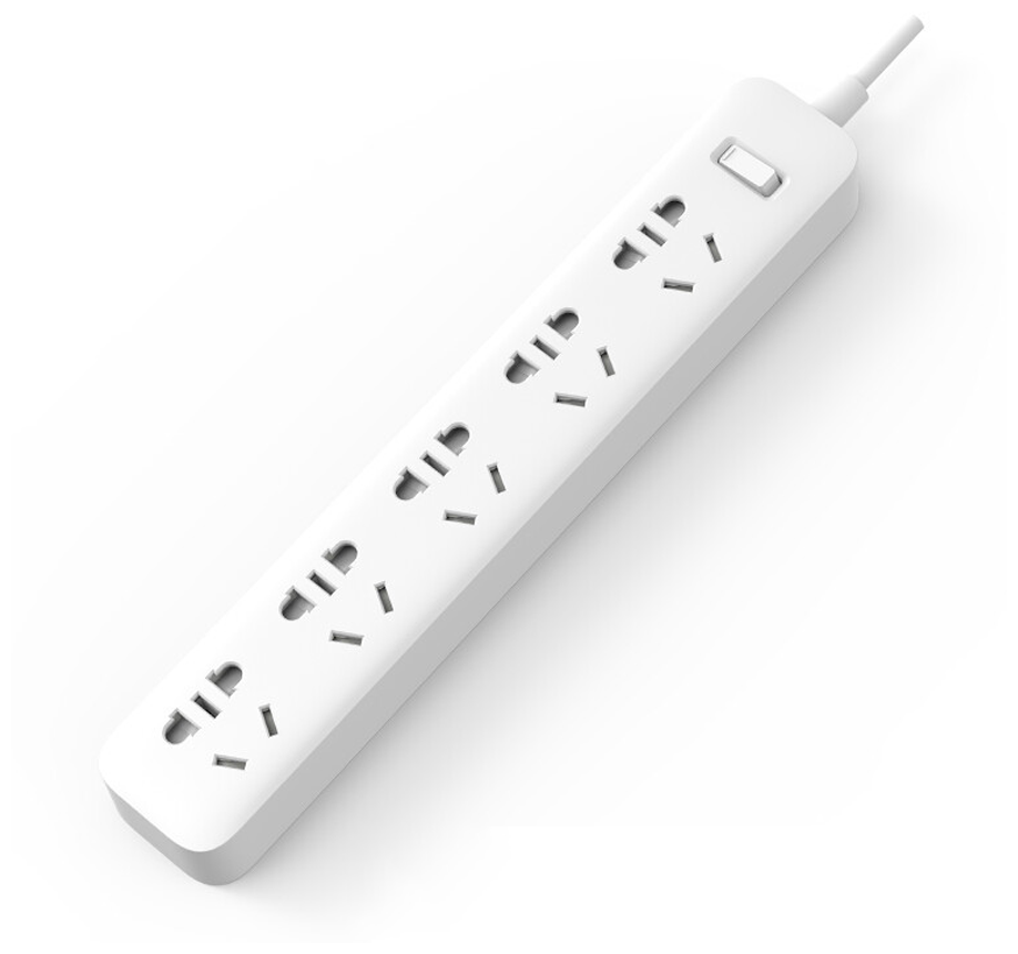 Удлинитель Mi Power Strip 3, XMCXB01QM, 3 розетки, 1.8 м, 10А / 2500 Вт белый