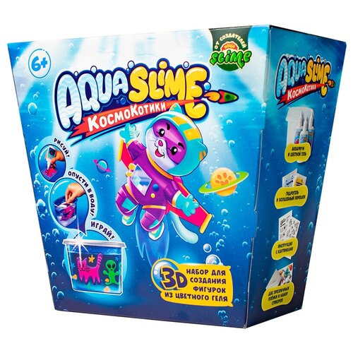 Набор для опытов Slime «Aqua Slime. Средний набор», картонная коробка