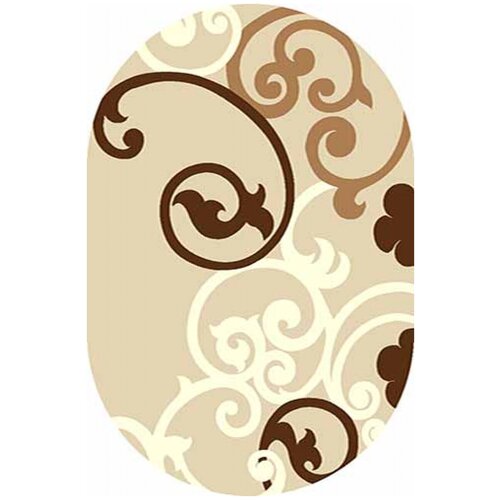 Ковер Merinos Sunrise v805 cream Овал 3x6м