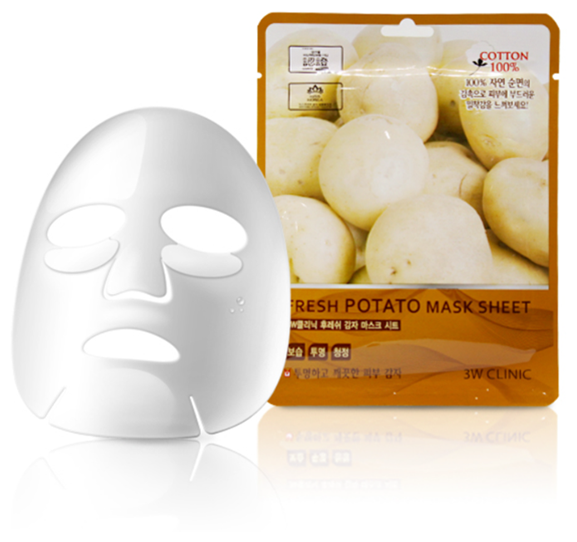 Маска тканевая с экстрактом картофеля FRESH POTATO MASK SHEET, 23 мл