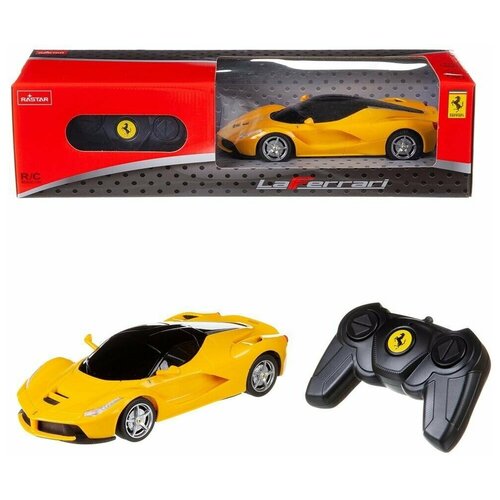 Машина р/у Ferrari LaFerrari, цвет желтый, 1 шт легковой автомобиль rastar ferrari laferrari 50100 1 14 34 см желтый