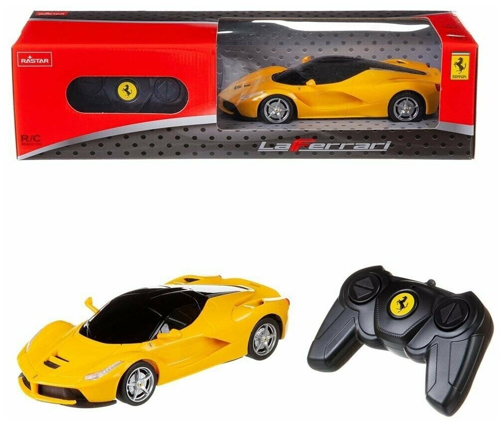 Машина р/у Ferrari LaFerrari цвет желтый 1 шт