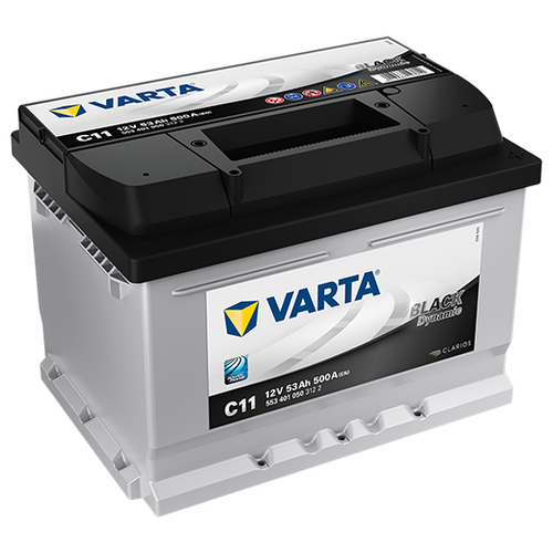 Аккумулятор Varta Black Dynamic C11 53 Ач 500А низкий 553401050