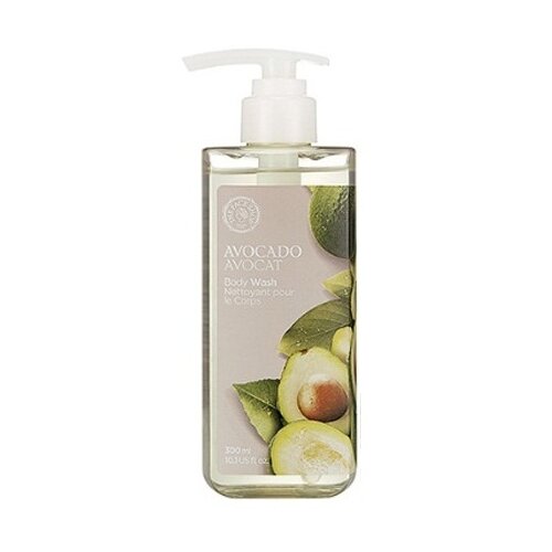 Гель для душа на основе масла авокадо Avocado Body Wash The Face Shop