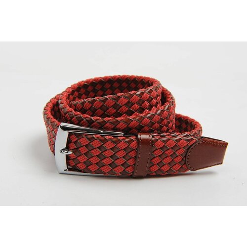 фото Ремень olio rosti, размер 120, красный