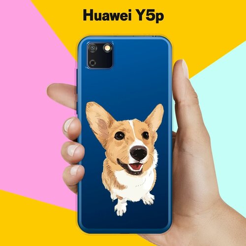 Силиконовый чехол Хороший корги на Huawei Y5p силиконовый чехол хороший бигль на huawei y5p