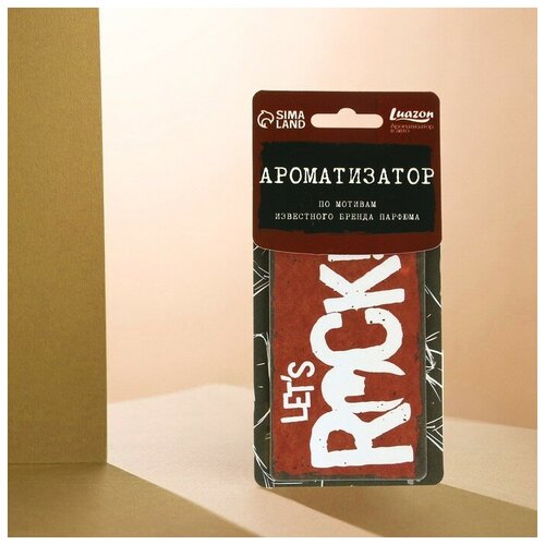 Ароматизатор бумажный Rock (1шт.)