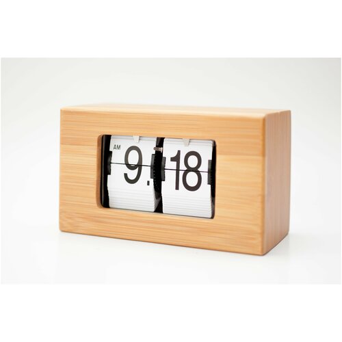 Деревянные винтажные часы Air-Flip Wood S