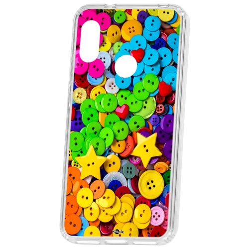 фото Чехол на xiaomi redmi 6 pro kruche print пуговки