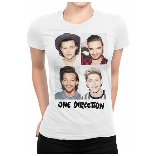 Футболка Design Heroes One Direction Женская Белая S