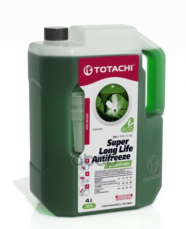 Totachi Super Long Life Antifreeze Green (4L)_Антифриз! Концентрат Зеленый TOTACHI арт. 44305