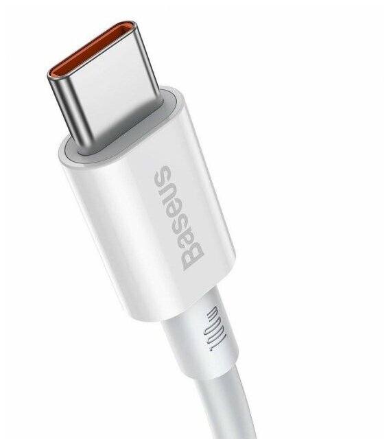 Кабель для передачи данных / быстрой зарядки / Baseus Superior Series Fast Charging Data Cable Type-C to Type-C 100W 2m White CATYS-C02