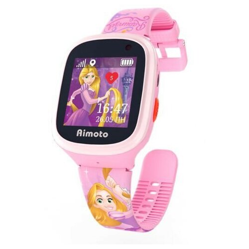 Детские умные часы (AIMOTO Disney Принцесса -Рапунцель Умные часы-телефон с GPS (розовый) 9301104)