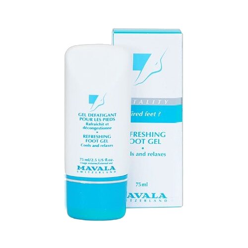 Mavala Гель для ног Освежающий, 75 мл mavala гель deodorizing foot gel дезодорирующий для ног 75 мл