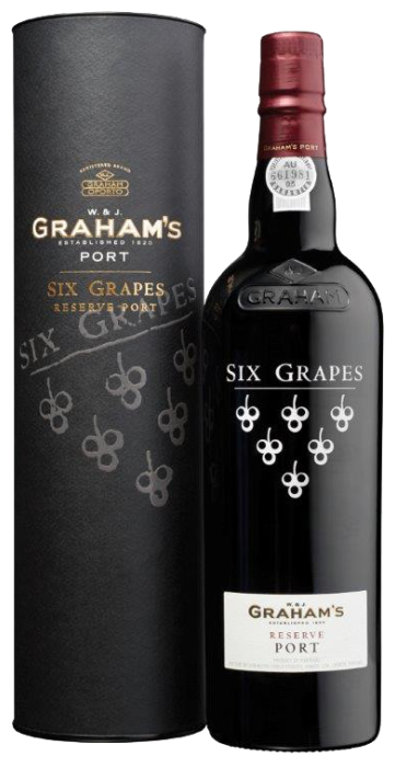 Портвейн Graham's Six Grapes Reserve Port, 0.75 л