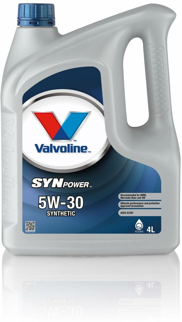 Масло моторное Valvoline Synpower 5W30, 4л.