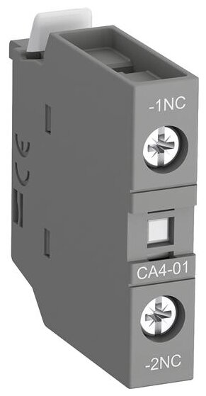 Блок контактный CA4-01 (1НЗ) фронтальный для контакторов AF09-AF96 реле NF22E-NF40E ABB 1SBN010110R