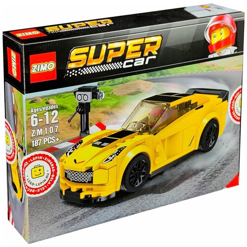 Конструктор China bricks zm107 Chevrolet Corvette Z06, из серии Машины, Спид чемпионс