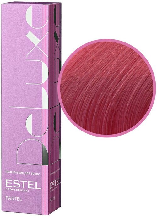ESTEL De Luxe Pastel краска-уход для волос, P/005 роза, 60 мл
