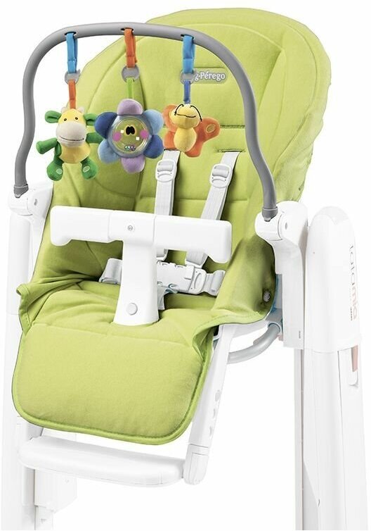 Набор для стульчика для кормления (накидка+дуга) Peg Perego Tatamia, Verde