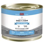 Корм для собак DUKE'S FARM курица, говяжьи потрошка конс. 200г - изображение