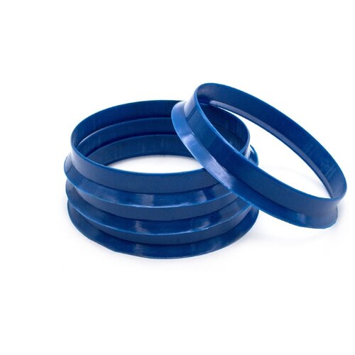 фото "кольца центровочные 60,1х58,6 dark blue 4 шт высококачественный пластик " sds exclusive