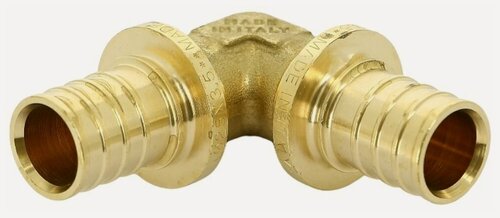 Изображение товара Угольник 90° 25 мм аксиальный для труб PE-X UNI-FITT