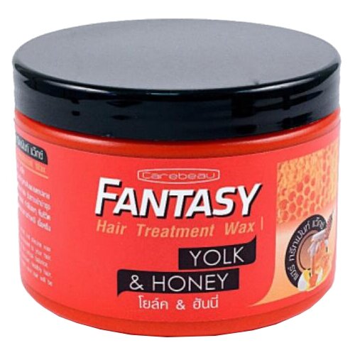 Carebeau Маска для волос с воском Яичный желток и мёд Fantasy Hair Treatment Wax Yolk&Honey, 250 г, 250 мл, банка carebeau маска fantasy для волос спа лилавади 250г