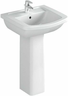 Раковина Vitra Form 300 55 9602B003-7650 с пьедесталом Белая