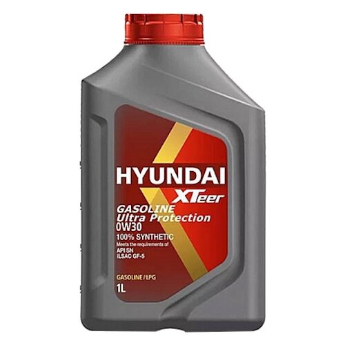 фото Синтетическое моторное масло hyundai xteer gasoline ultra protection 0w-30, 4 л