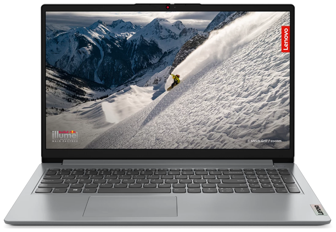 15.6" Ноутбук Lenovo IdeaPad 1 15ALC7 1920x1080, AMD Ryzen 5 5500U 2.1 ГГц, RAM 8 ГБ, SSD 512 ГБ, AMD Radeon Graphics, без ОС, 82R4004JRK, cloud grey