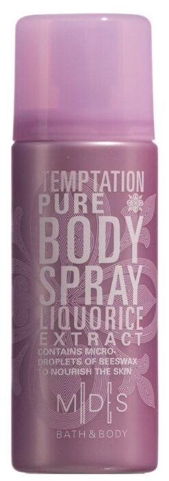 Ароматический спрей для тела Mades Bath & Body temptation pure body spray