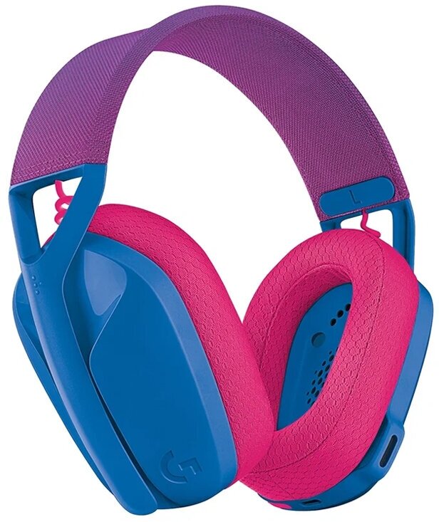 Беспроводная компьютерная гарнитура Logitech G G435, Blue And Raspberry — фото 1