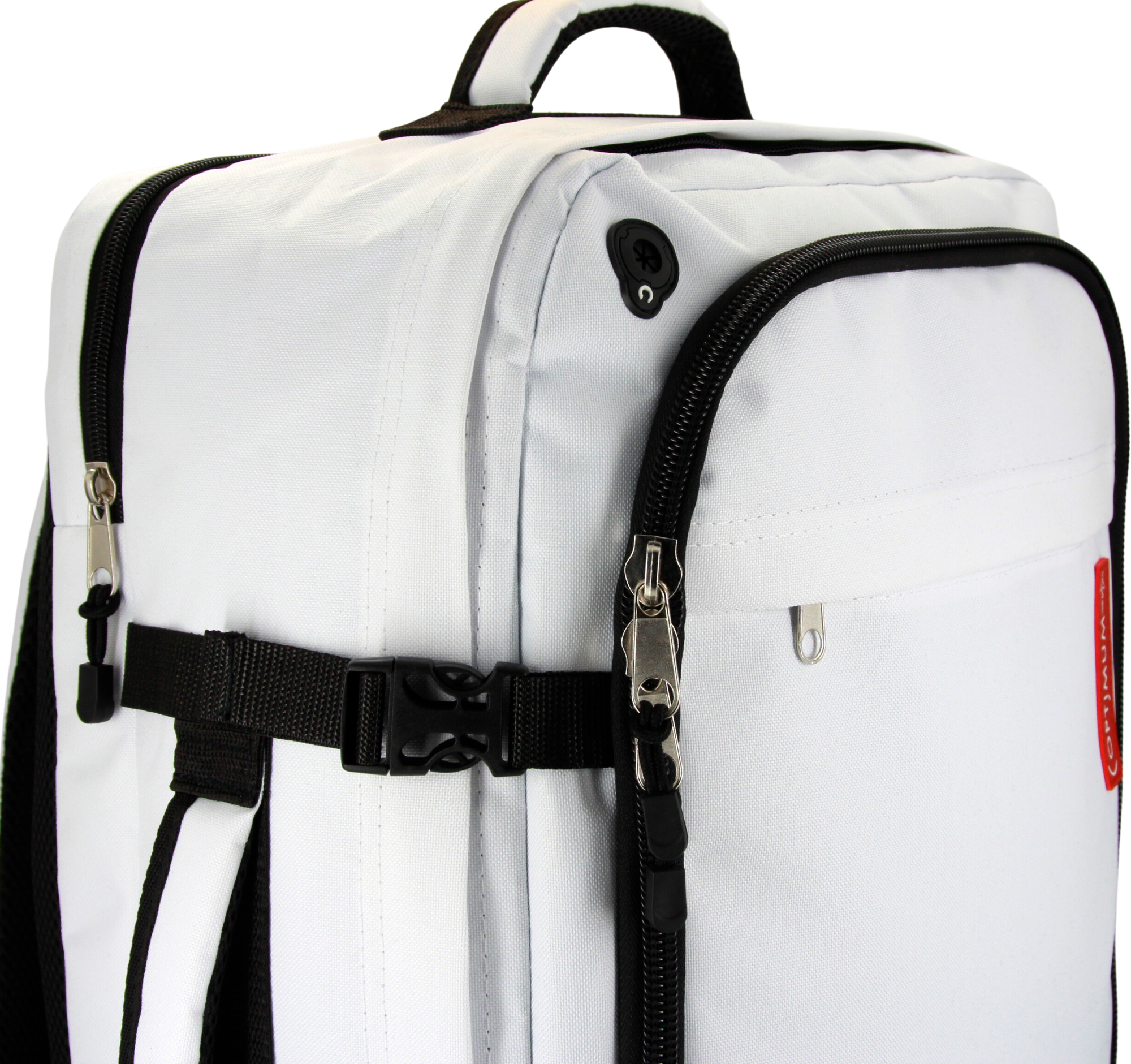 Рюкзак сумка чемодан ручная кладь S в самолет дорожная 44 л, белый - фотография № 11