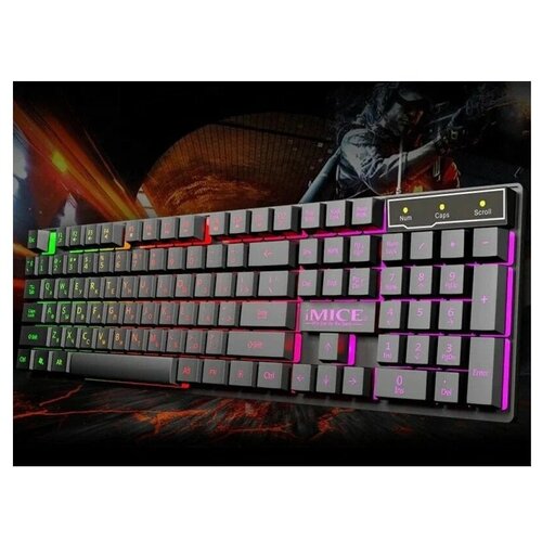 Клавиатура игровая ENJOYING THE GAME мембранная для ПК компьютера ноутбука 104 клавиши 12 Fn функций 185000₽