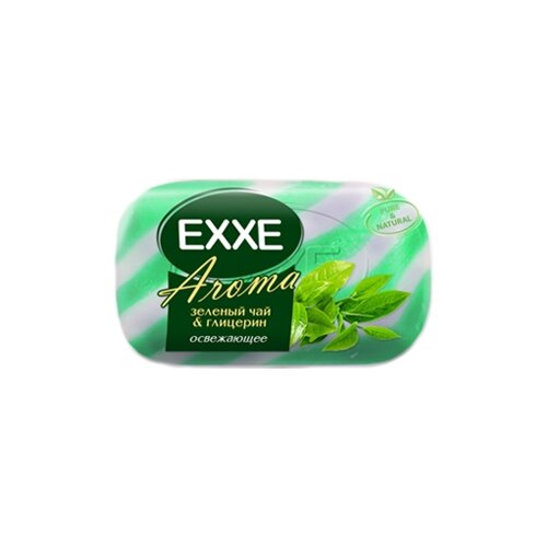 фото Мыло кусковое Exxe Aroma Зеленый чай & глицерин, 90 г