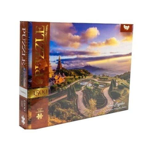 пазлы картонные замок аарбург швейцария 1500 элементов Пазлы картонные «Дойинтанон. Тайланд», 1500 элементов