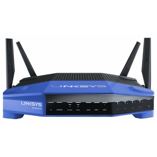 фото Wi-fi роутер linksys wrt3200acm черный/синий