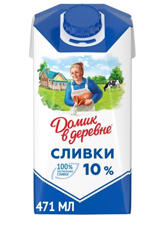 Сливки Домик в деревне 10% 480г