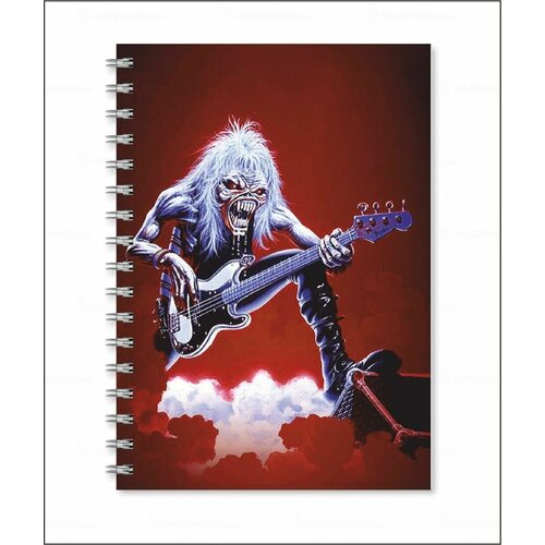 Тетрадь Iron Maiden - Айрон Мэйден № 8 голос зверя дикая история хеви метала о нил э