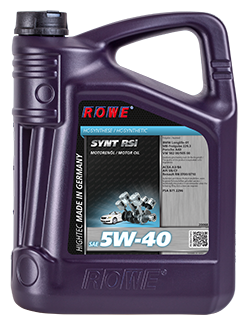 Моторное масло ROWE Hightec Synt RSi SAE 5W-40 4 л