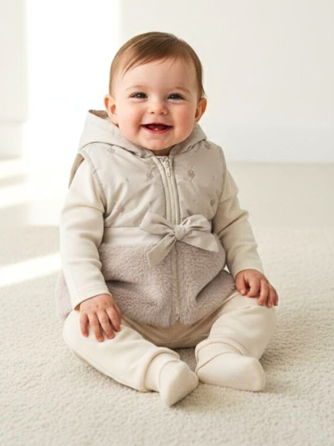 Комплект одежды  1, размер 6-9, 0343 бежевый — фото 1