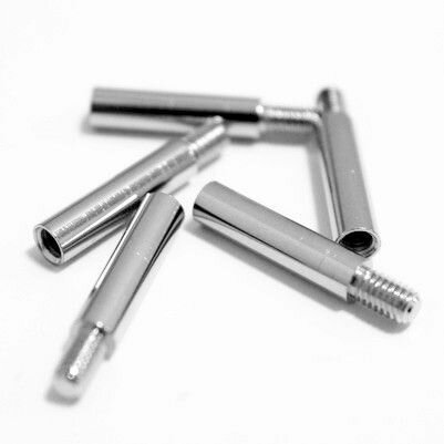 Вставка металлическая 20 мм, серебро (10 шт)