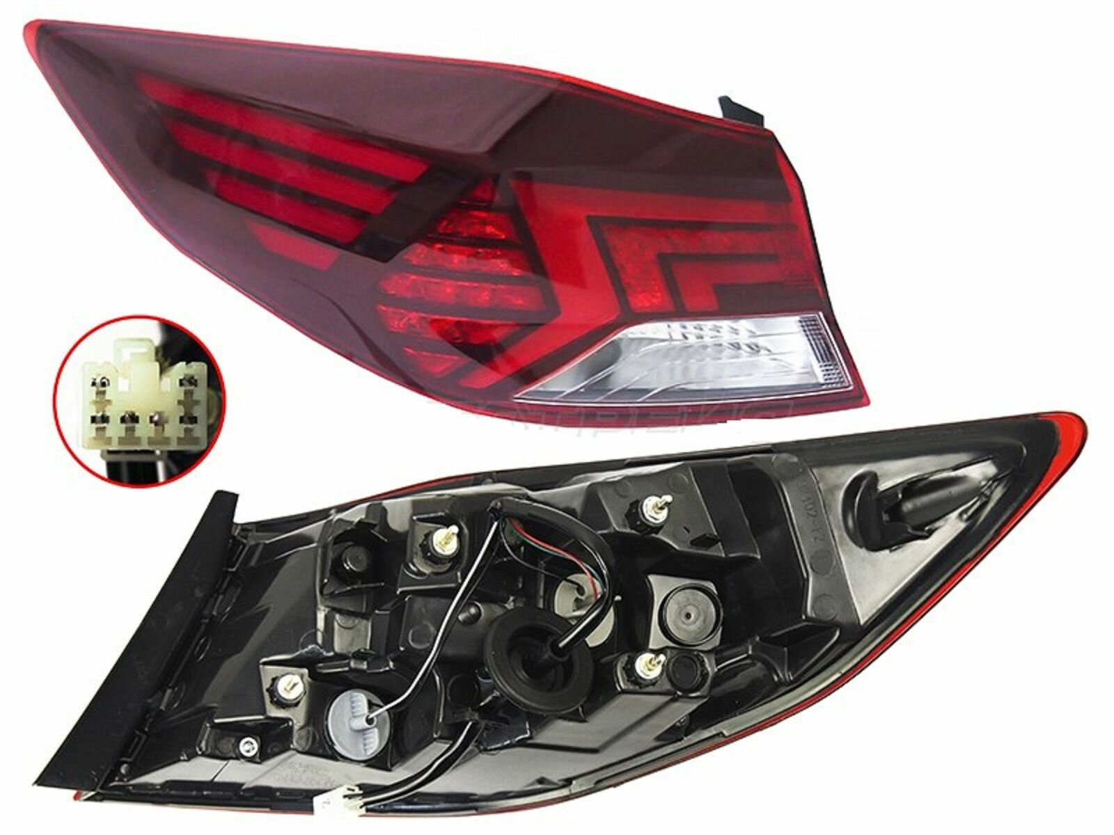 Фонарь задний Hyundai Elantra 18-20 Слева LED