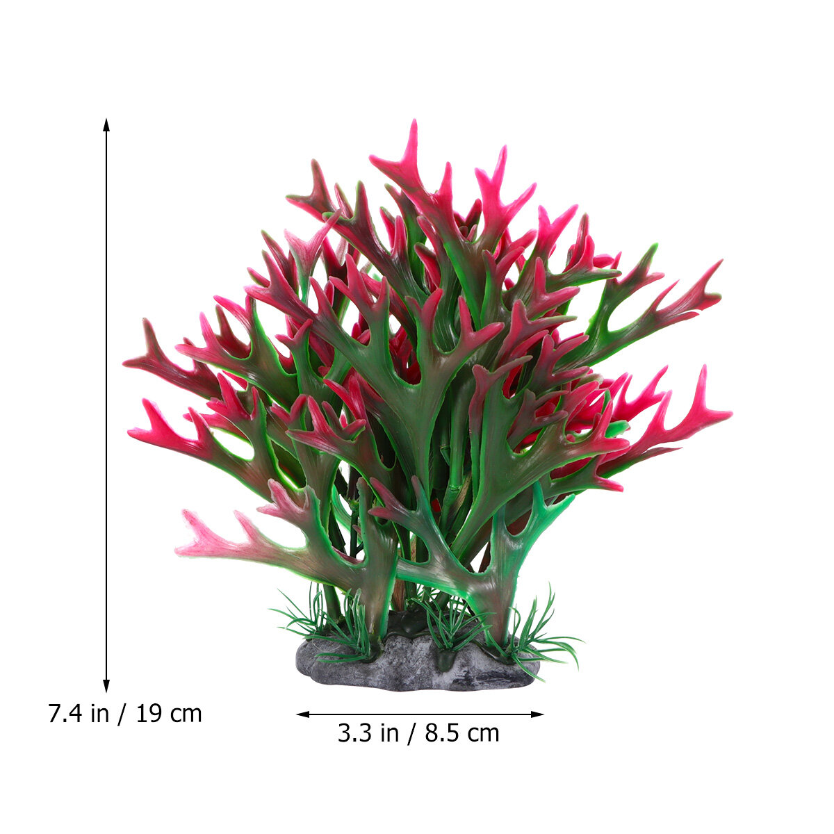 Искусственный Коралл Для Аквариума Оранжевый 19.00X8.50X5.00Cm