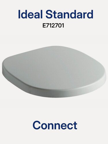 Изображение товара Сиденье для унитаза Ideal Standard CONNECT E712701 плавное опускание (микролифт), белый