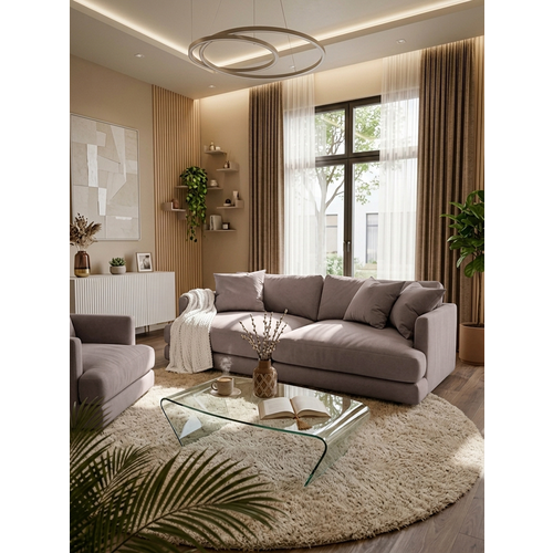 фото Диван ибица 2 velutto 37 now 212x105x87 см, розовый велютто, еврокнижка фиеста goodform