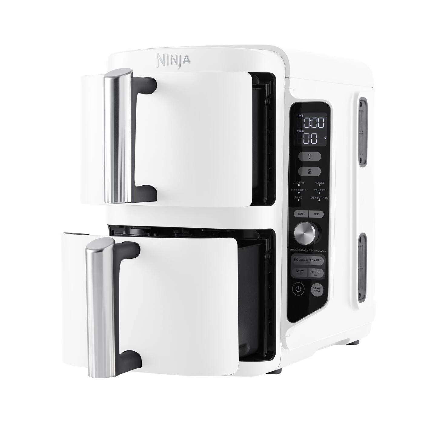 Аэрогриль c двойной корзиной Ninja Double Stack XL 9,5 л SL400EUWH, белый